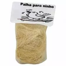 palha para ninho sisal natural para passaro
