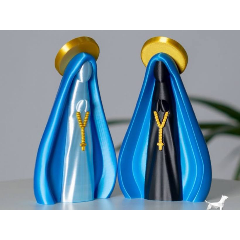 Nossa Senhora Aparecida 8cm Decorativa | Mini Imagem Religiosa | Presente de Fé e Proteção