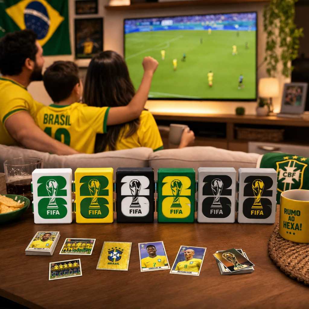 Porta Figurinhas Copa do Mundo 2026 | Organizador de Figurinhas 2026