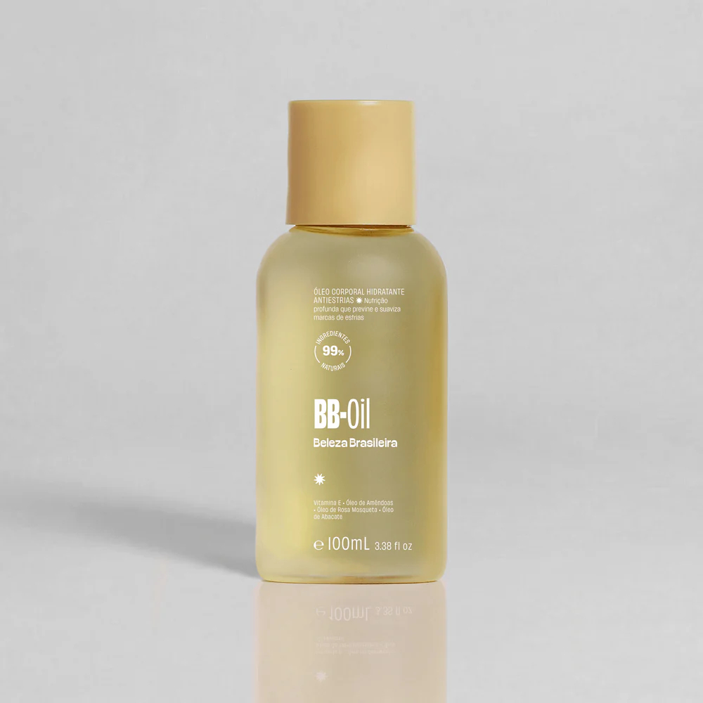 BB Oil Beleza Brasileira 100ml Óleo Corporal Hidratante Antiestrias Nutrição Intensa Pele Seca