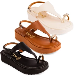 Sandália Vizzano Plataforma Baixa Conforto Casual 6492-329