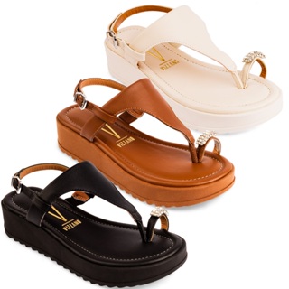 Sandália Vizzano Plataforma Baixa Conforto Casual 6492-329 em Oferta na Shopee