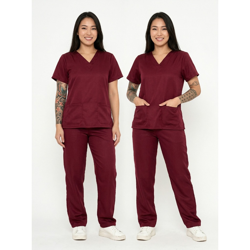 Pijama Scrub Privativo Hospitalar Uniforme Medico Uniforme Enfermagem Gabardine 10