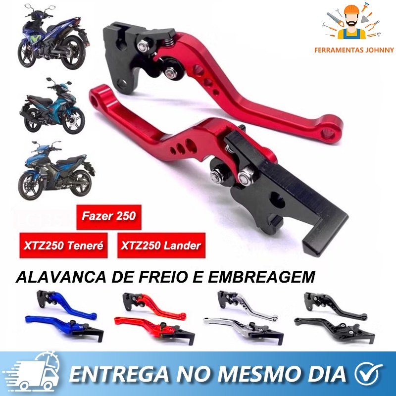Manete Esportivo Curto Fazer 250 Xtz 250 Lander Xtz250 Tenere Factor 125 150 Fazer 150