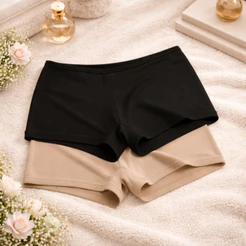 Kit 2 Shorts Segunda Pele Feminino Shortinho Anágua Íntimo para Usar por Baixo de Saias e Vestidos