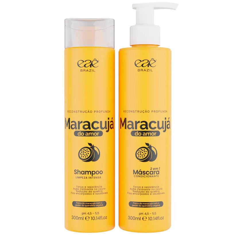 Kit Maracujá Do Amor Eaê Cosméticos Reconstrução 2em1