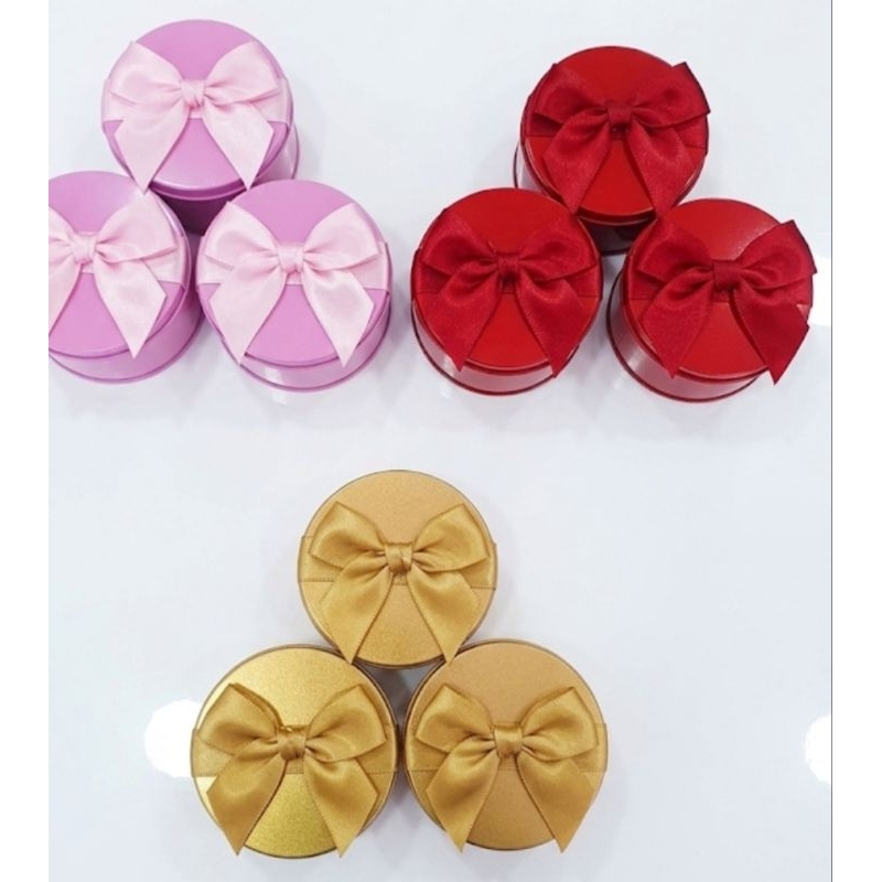 Kit Latinhas Decorativas Coloridas 7,5x4,5 cm – Vermelho, Prata e Dourado | Lembrancinha, Doces e Decoração