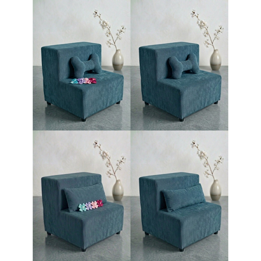 ART PET Escadinha Rampa pet 2D para cachorro e gato pequeno porto, Incluso Osso Travesseiro e 3 Laçoes Pet