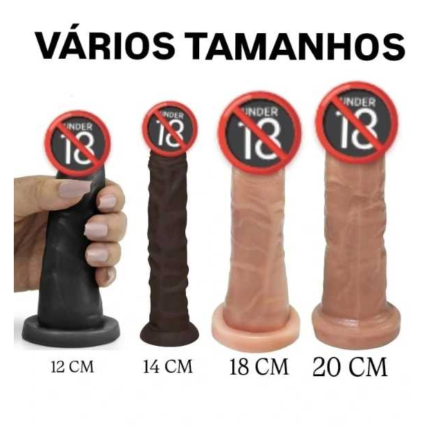 Pênis Grosso Pinto Borracha Realístico Pinto Macio Prótese Silicone Maciça Dildo Consolo