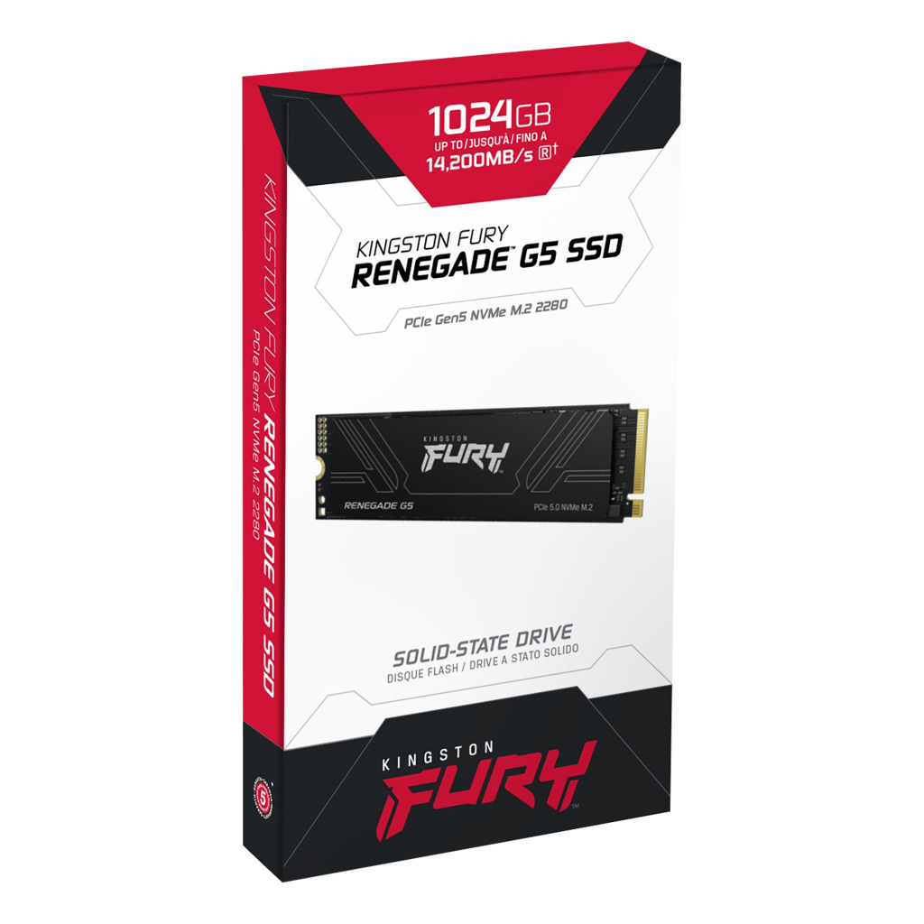 SSD FURY RENEGADE de 1TB G5 PCIe 5.0 M.2 2280 NVMe