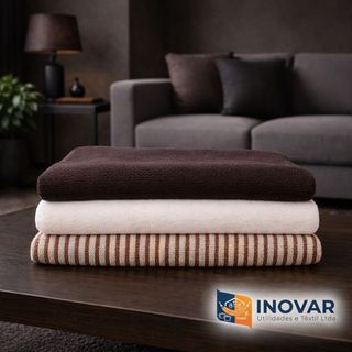 Manta Decorativa Multiuso 100% Algodão Para Sofá Cama Poltrona Com Franjas