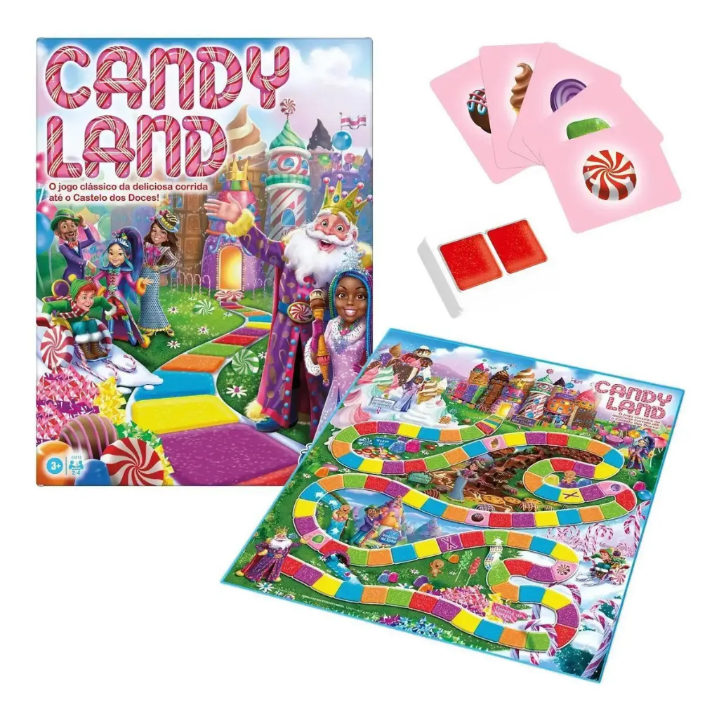 JOGO DE TABULEIRO CANDY LAND A4813 GAME HASBRO GAMING