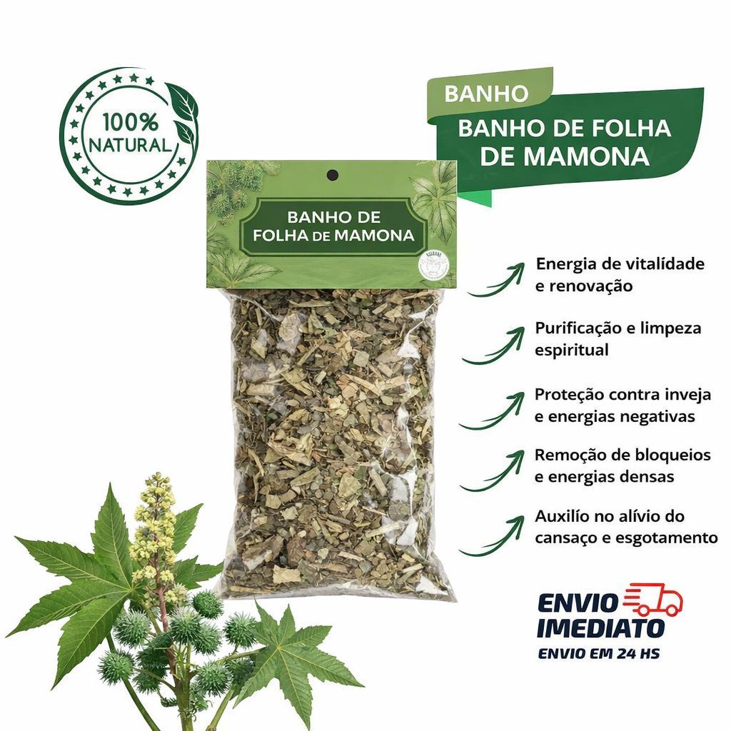 Mamona Erva Para Banho Quebra Demanda Descarrego