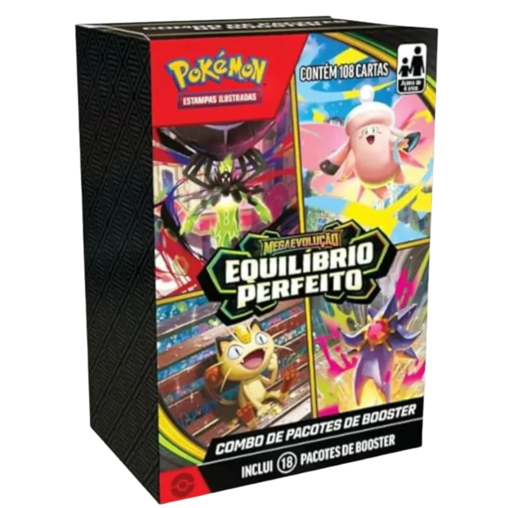 Booster box Combo de booster Coleções Pokémon TCG cartras - Copag