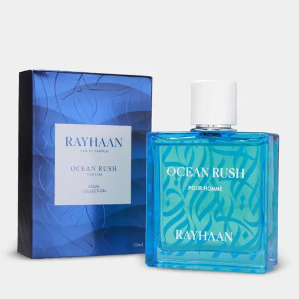 Perfume Arabe Rayhaan Ocean rush dor him Edp 100ML