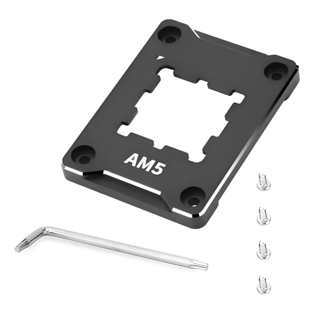 Contact Frame AMD AM5 Suporte Socket Processador Ryzen 7000 8000 9000 Anti Bend Empenamento Refrigeração