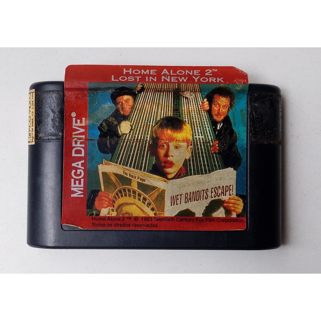 Home Alone 2 - Lost In New York original TecToy para Mega Drive - Funcionando - Usado