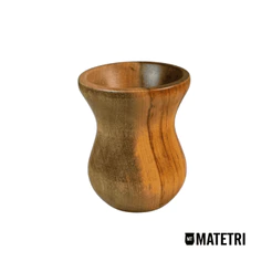Cuia de Madeira Natural Imbuia | Modelo Bago