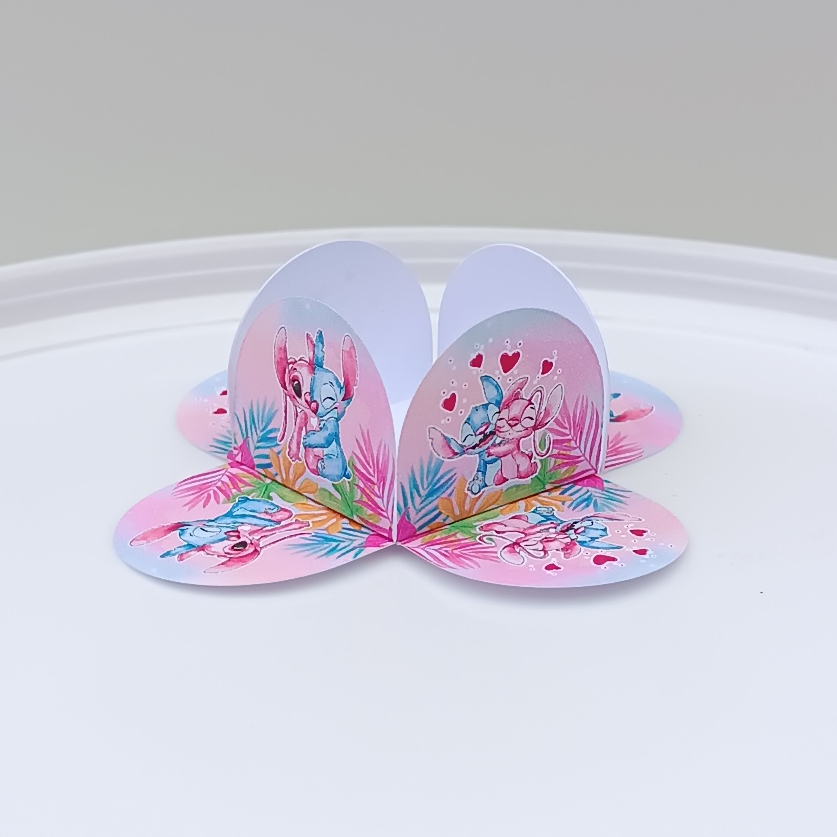 Forminhas para Doces Stitch e Angel l Personalizados l Lembrancinha de Festa l Aniversário l Festa Infantil