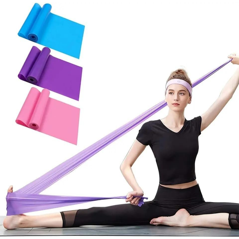 Faixa Elástica Fisioterapia Academia Thera Band Para Exercícios Multifuncionais Yoga Pilates