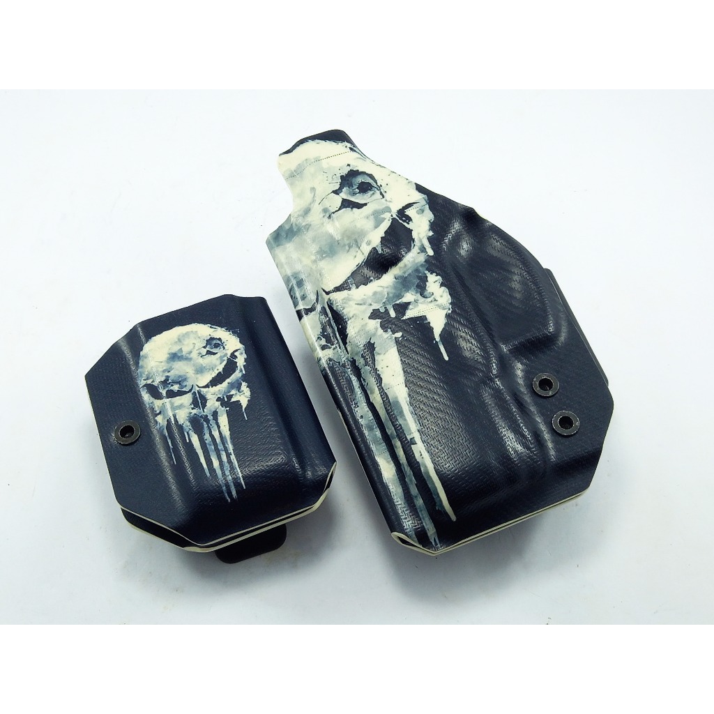 Coldre velado Glock G19, G25 e G45 com Porta carregador