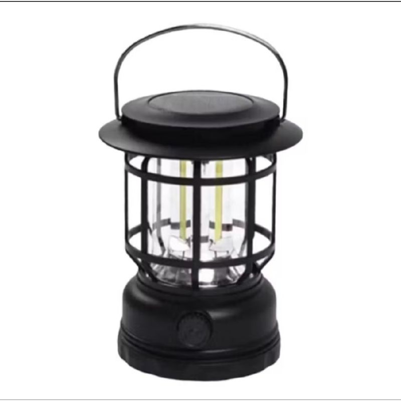Lampião lanterna LED solar acampamento pesca recarregável L22 TG  15030
