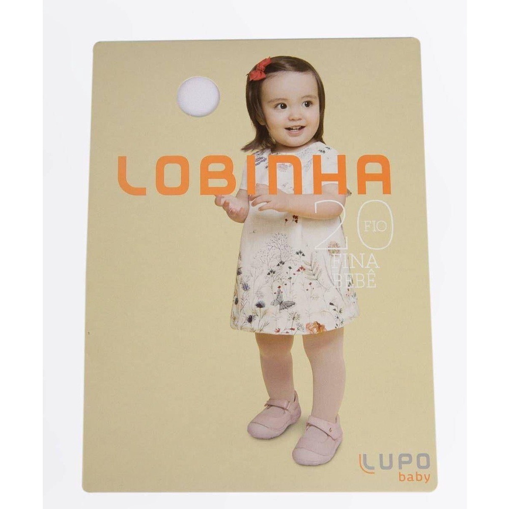 Meia Calça Fina Bebê Fio 20 (02571-01) Lobinha