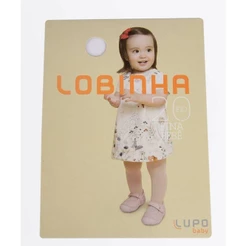 Meia Calça Fina Bebê Fio 20 (02571-01) Lobinha