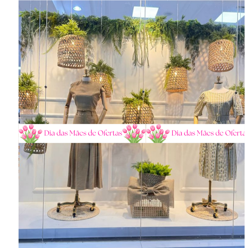 Faixa Adesiva Decorativa Vitrine Dias das Mães Liquidação Promoção 1m