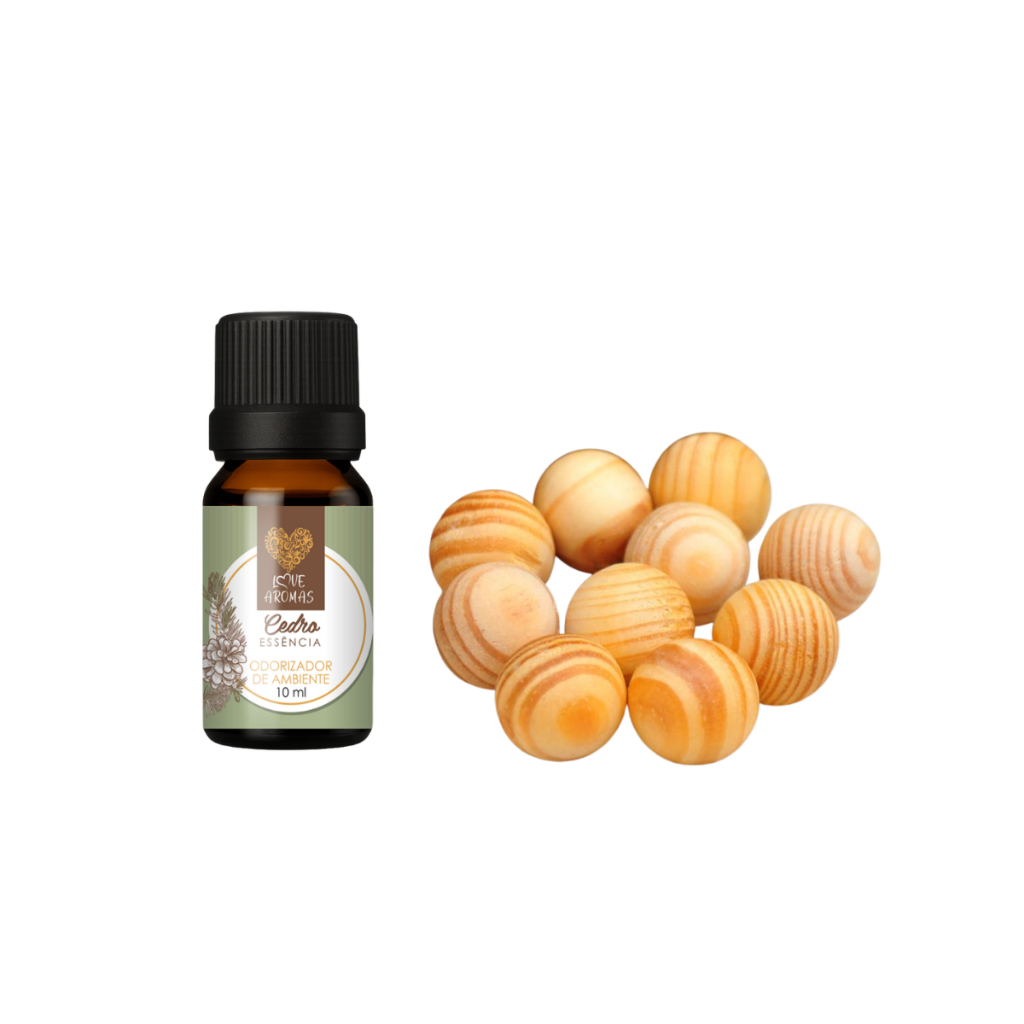 50 Bolas de Madeira antiumidade mofo traças + 1 Essência de 10 ml - Escolha o Aroma