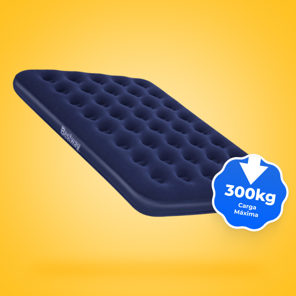 Colchão Inflável Casal Full 191x137x22cm 300kg Bestway Camping, Praia e Visitas