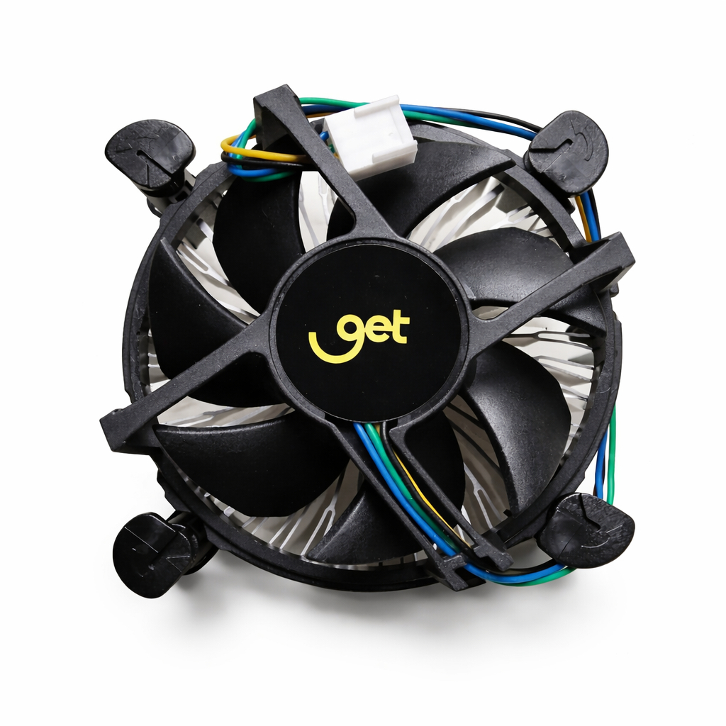 Cooler Fan, Processador CPU para Soquetes 1151/ 1150/ 1155/ 1156 | 90x90x25mm GET/ Goldentec