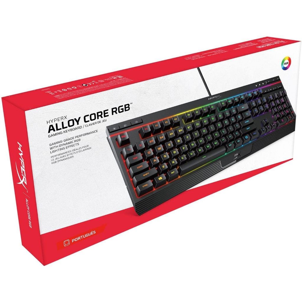 HyperX Teclado Gamer HyperX Alloy Core Rgb, Abnt2