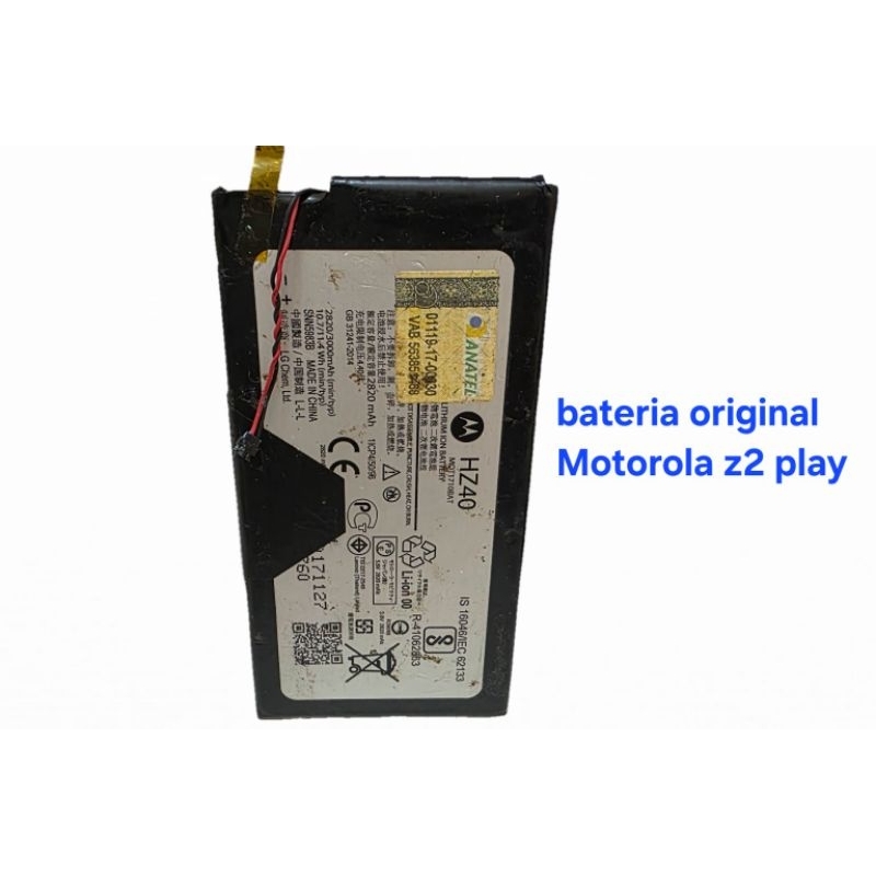 Bateria Compatível Motorola Z2 Play Testada Funcionando
