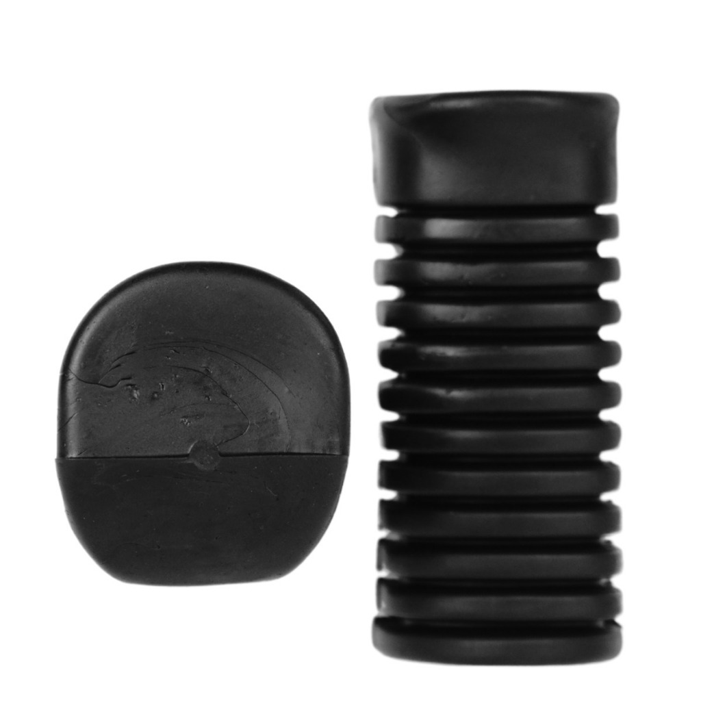 Par Borracha Estribo Cg Ml Biz 100 125 Titan Fan 125 / 150 Pedaleira Dianteira Cg Honda