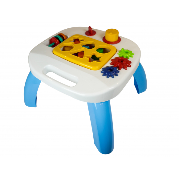 Mesa Didática Mesinha Infantil Forminhas de Encaixe | Brinquedo Educativo | +12 Meses | QUEEN SHOP em Oferta na Shopee