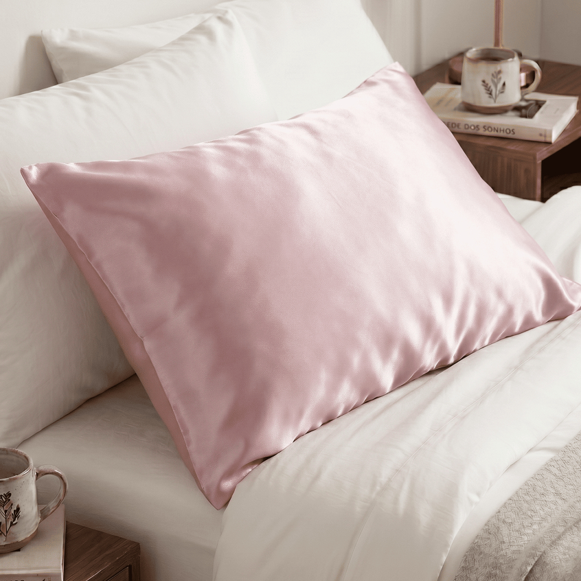 Kit 2 Fronhas de Cetim Anti frizz 48 x 68 cm Premium Cabelo Lindo