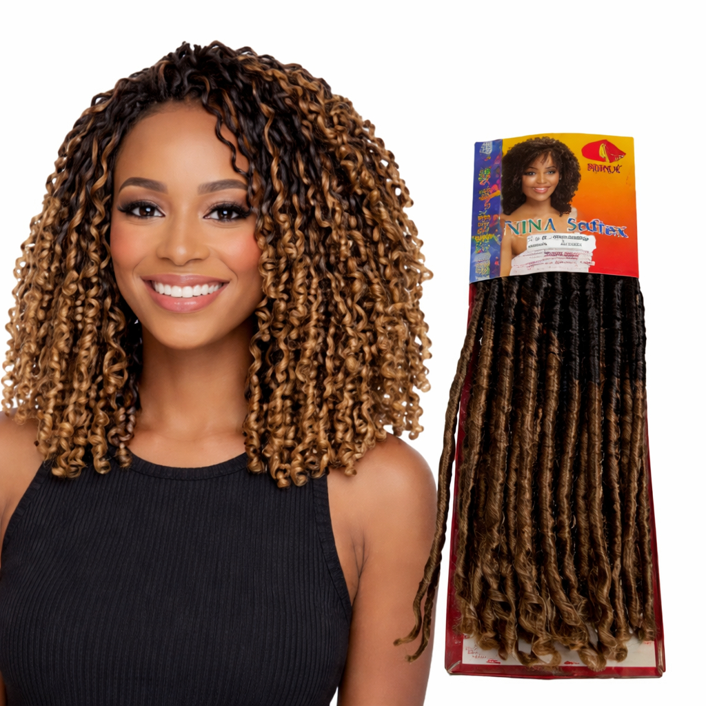 Cabelo Nina Softex Soft Dread 70cm ORIGINAL – crochret braids - Nina Pacotinho