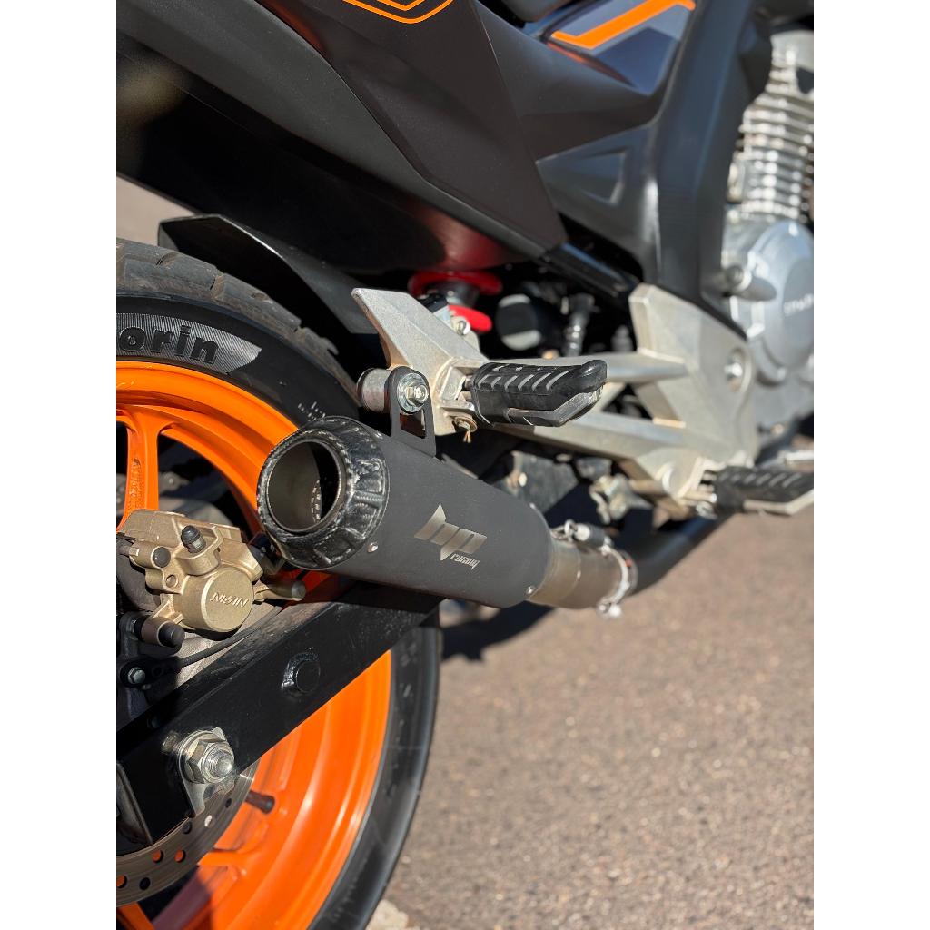 Ponteira Esportiva Cb250f  Twister 250 Cb 250 Inox Escapamento HP