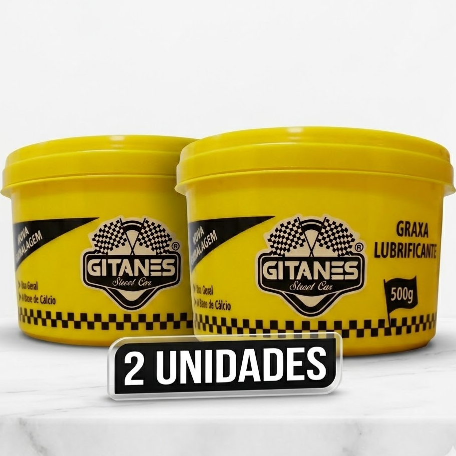Graxa Lubrificante para Uso Geral 500g Gitanes * 2 UNIDADES *