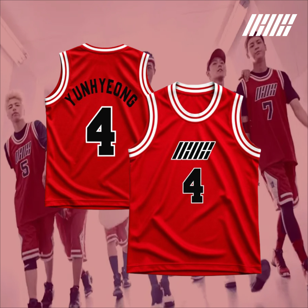 kpop IKON Regata rhythm ta camiseta bobby dk Yunhyeong chanwoo jinhwan unissex