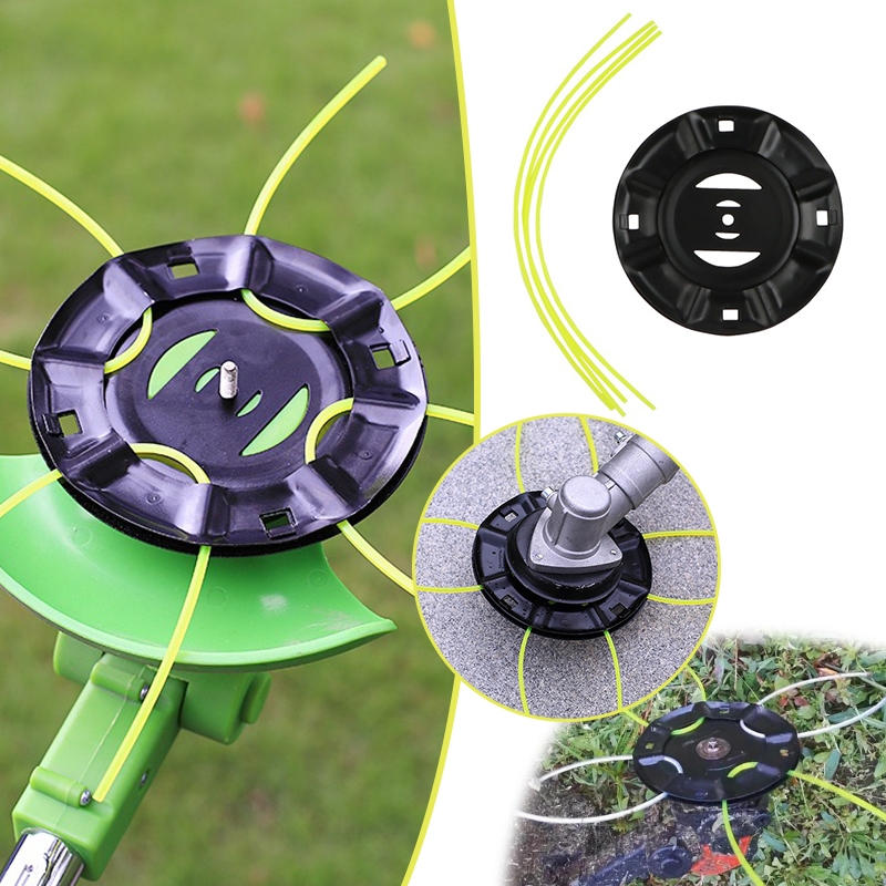 Carretel Para Roçadeira Aço 8 Pontas Fio De Nylon - Alta Durabilidade E Resistência Grama Jardim