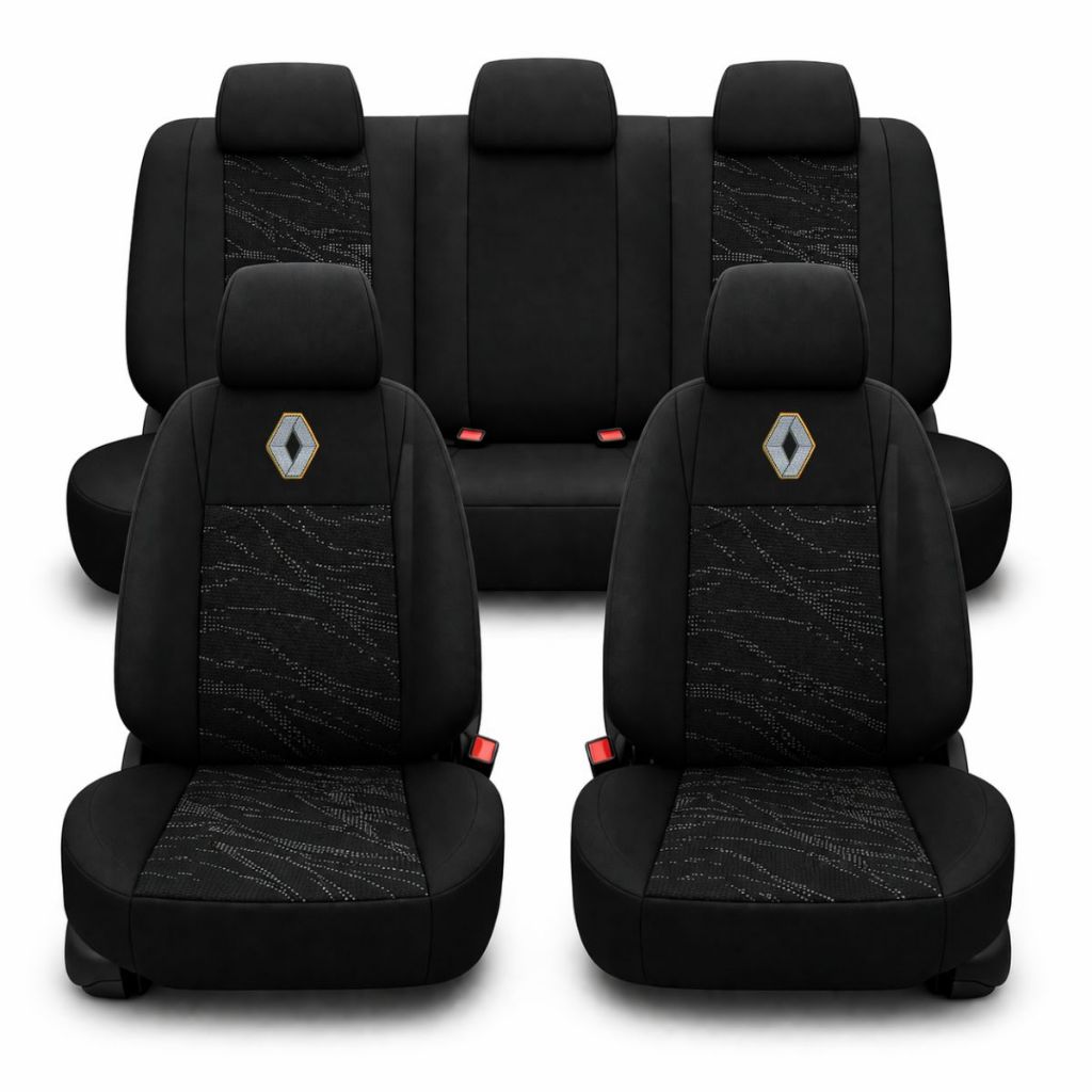 Capa de Banco Tecido Original Renault Duster Oroch Clio Sandero Logan Stepway Megane Captur Kardian