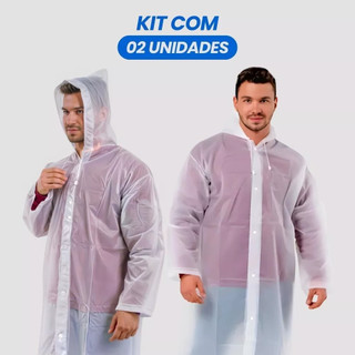 Capas de Chuva Reutilizável Adulto Unissex Transparente Impermeável para Festas Shows