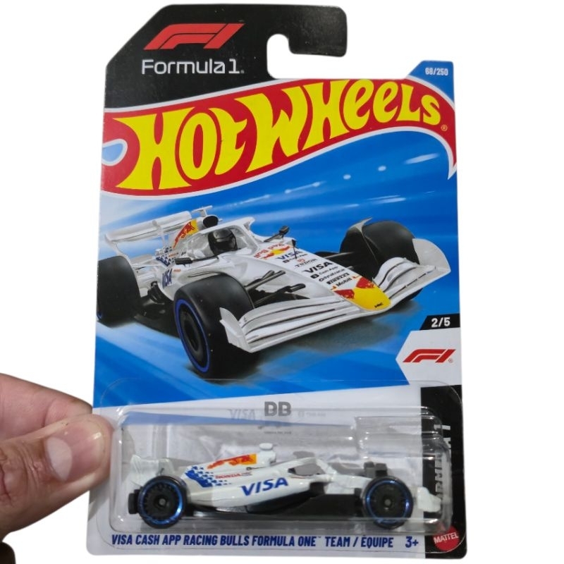 Visa Cash APP Racing Bulls Fórmula One Fórmula 1 2/5 Hot Wheels JJJ35