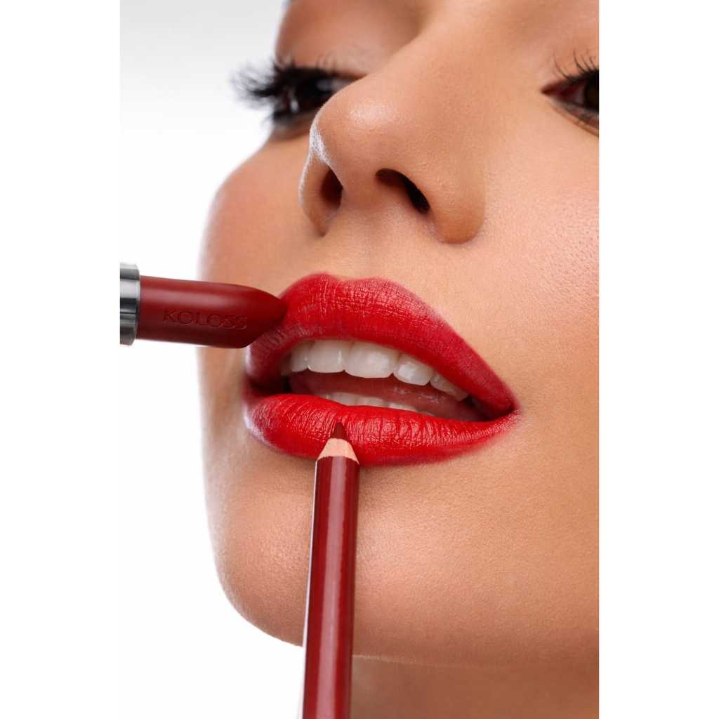 KOLOSS BATOM LIPSTICK 148 - VERMELHO QUEIMADO - CREMOSO  HIDRATANTE LONGA DURAÇAO ALTA PIGMENTAÇÃO