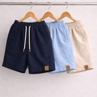 Kit 3 Shorts Masculinos Linho Fresco | Práticos, Leves e Ideais para Uso Diário