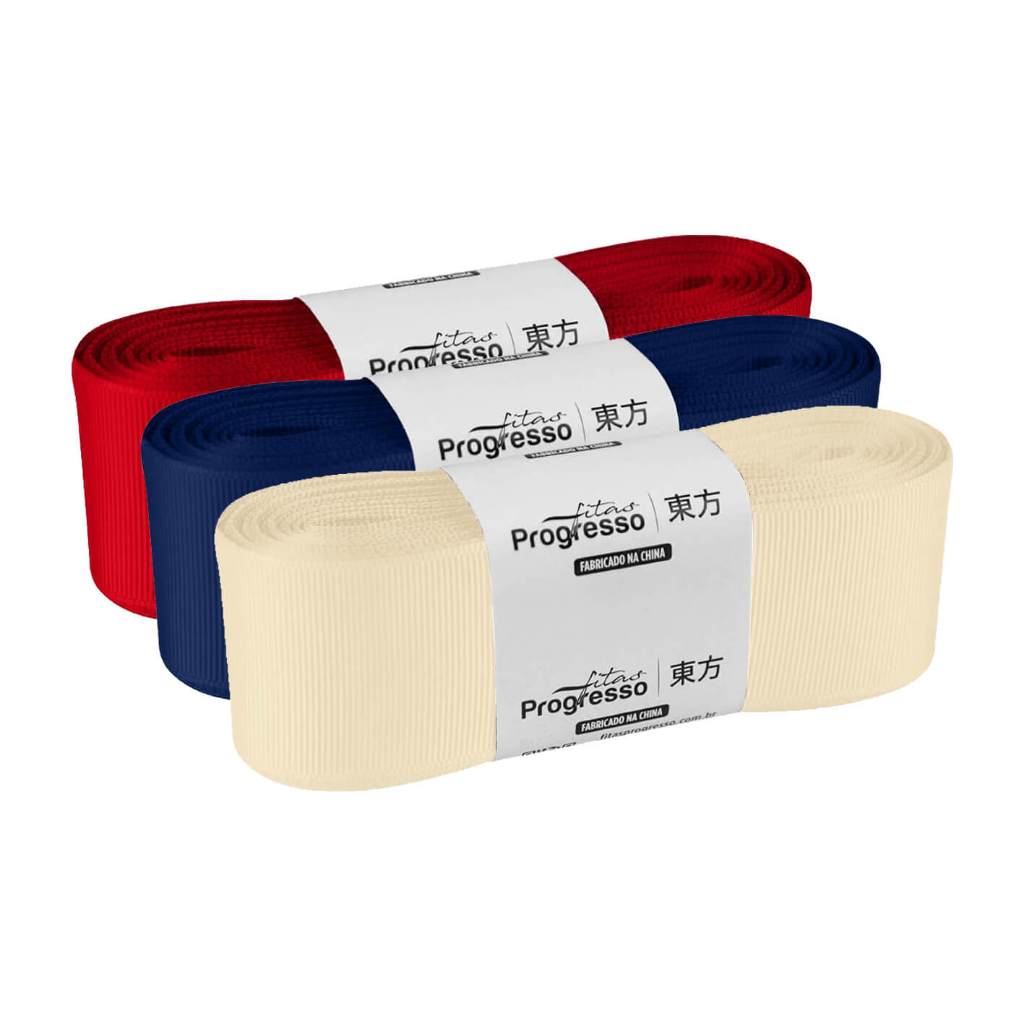 Fita de Gorgurão Laços GA009 Progresso 38mm 10m