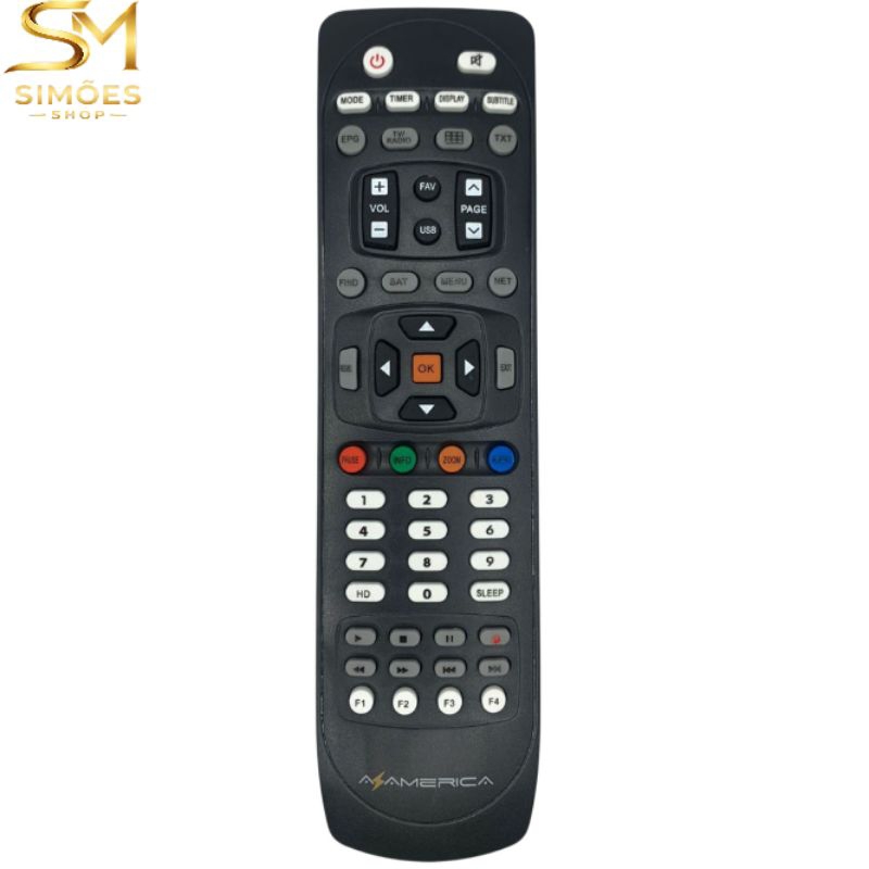Controle Remoto Le-7084 Lion HD/ Tiger HD/ S1006/ Envio Rapido