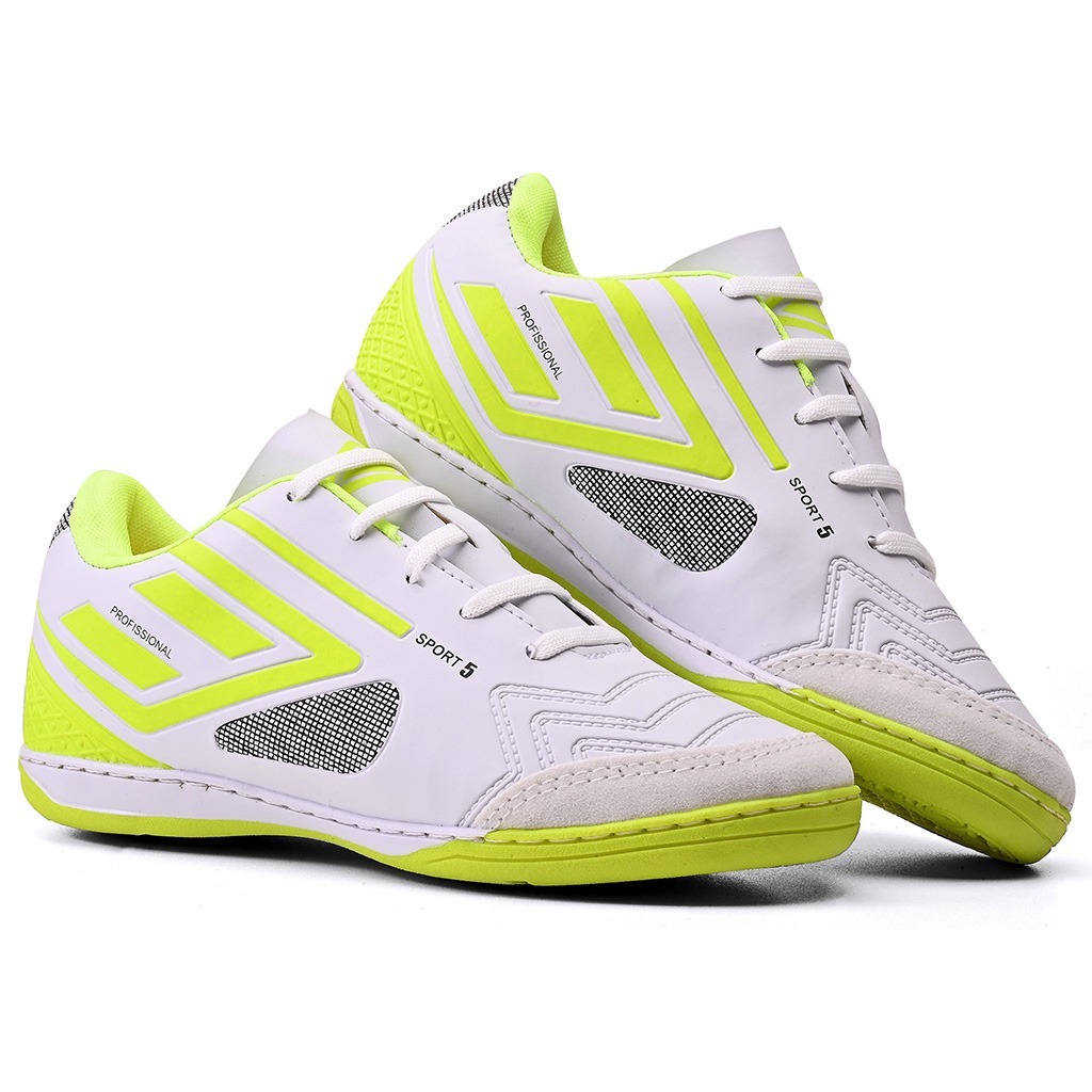 Chuteira futsal colada e costurada quadra Masculina e femenina Salão envio full